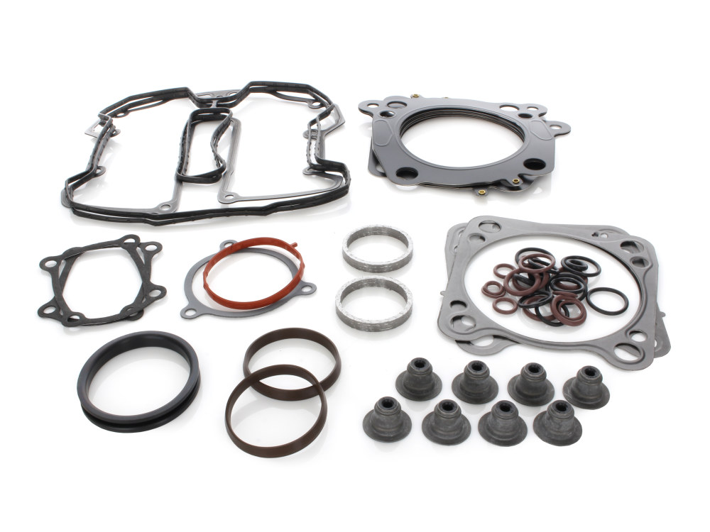 Top End Gasket Kit with 0.030in. Multi-Layer Steel MLS Head Gaskets. Fits Milwaukee-Eight 2017up with 114 Engine & 4.000in. Bore.