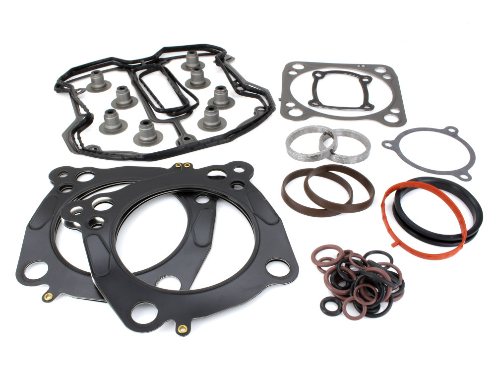 Top End Gasket Kit with 0.040in. Multi-Layer Steel MLS Head Gaskets. Fits Milwaukee-Eight 2017up with 107 to 114 or 114 to 117 & 4.075in. Big Bore Kit.