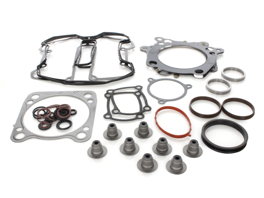Top End Gasket Kit with 0.030in. Multi-Layer Steel MLS Head Gaskets. Fits Milwaukee-Eight 2017up with 107 to 124 or 114 to 128 4.250in. Big Bore Kit.