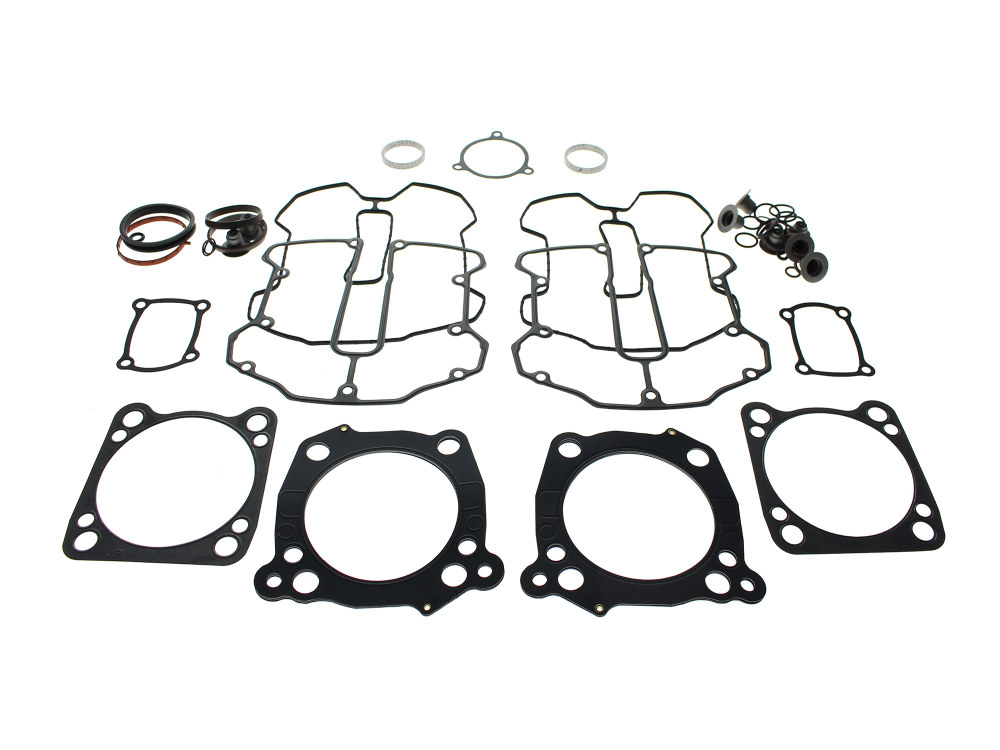 Top End Gasket Kit with 0.040in. Multi-Layer-Xtreme MLX Head Gaskets. Fits Milwaukee-Eight 2017up fitted with 107 to 124 or 114 to 128 4.250in. Big Bore Kit.