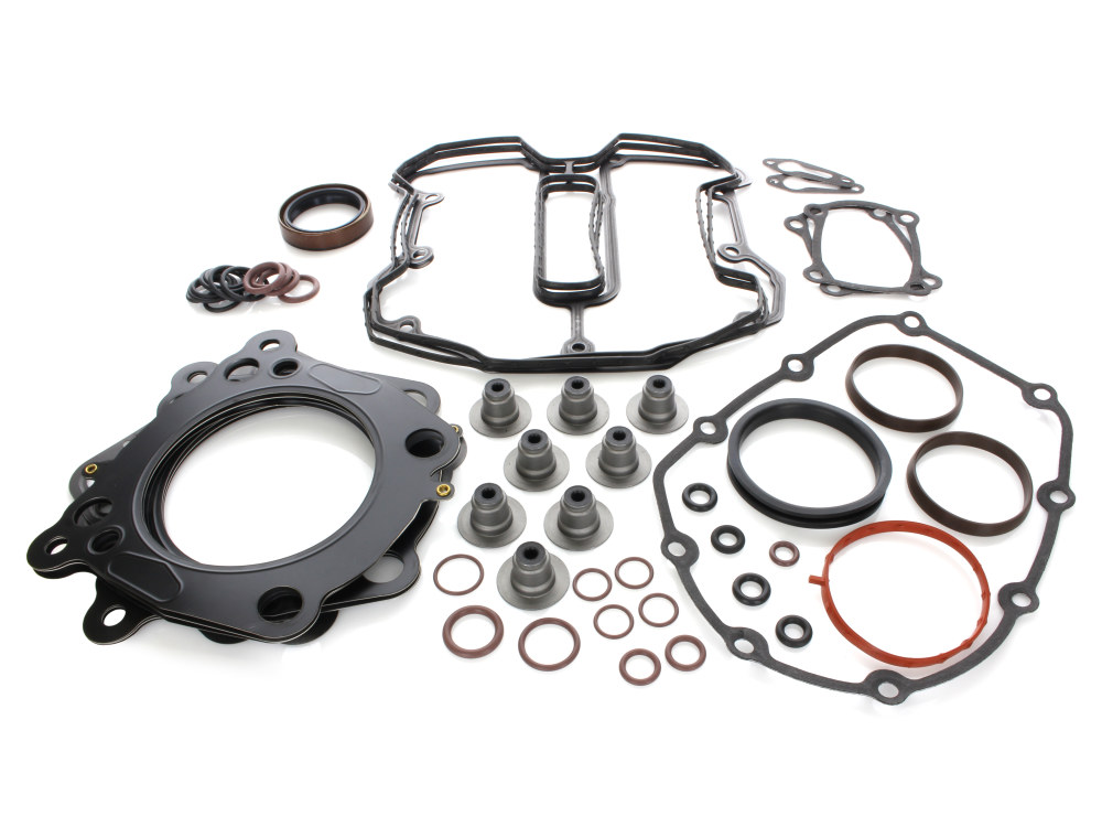 Engine Gasket Kit with 0.040in. Multi-Layer Steel MLS Head Gaskets. Fits Milwaukee-Eight 2017up with 114 Engine & 4.016in. Bore.