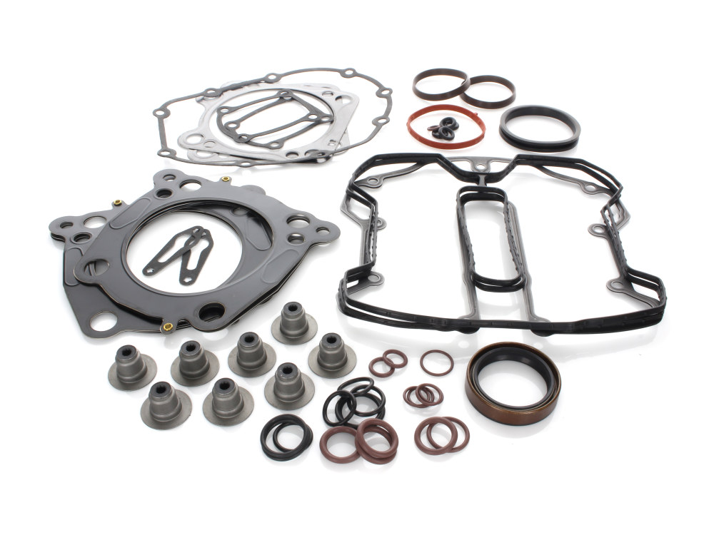 Engine Gasket Kit with 0.040in. Multi-Layer Steel MLS Head Gaskets. Fits Milwaukee-Eight 2017up with 117 Engine & 4.075in. Bore.