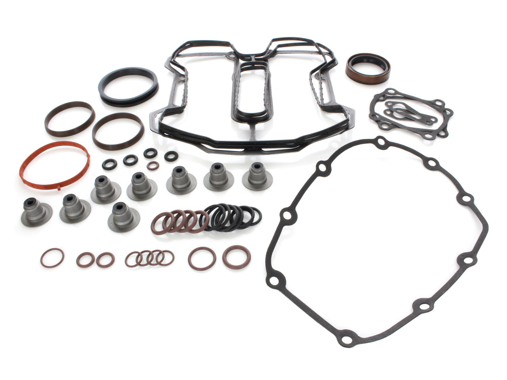 Engine Gasket Kit without Head & Base Gaskets. Fits Milwaukee-Eight 2017up.