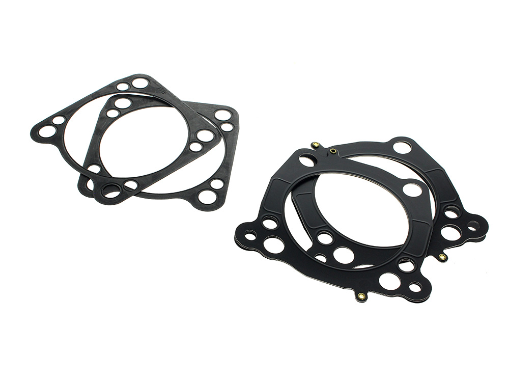 0.030in. Thick Cylinder Head & Base 0.014in. Gasket set. Fits Touring 2017up & Softail 2018up with OEM 114ci/117ci to 128ci & 4.250in. Big Bore Kit.
