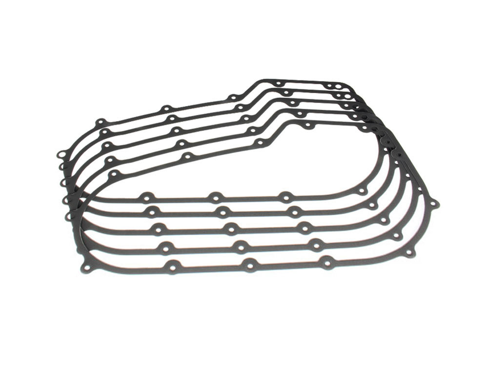 Primary Cover Gasket - Pack of 5. Fits Softail 2007-2017 & Dyna 2006-2017.