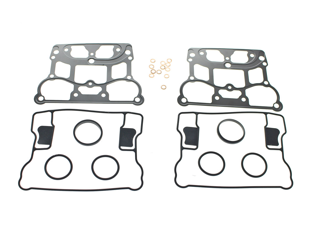 S&S Rocker Gasket Kit. Fits Big Twin 1984-1999 & Sportster 1986-2003 with Diecast Rocker Covers.
