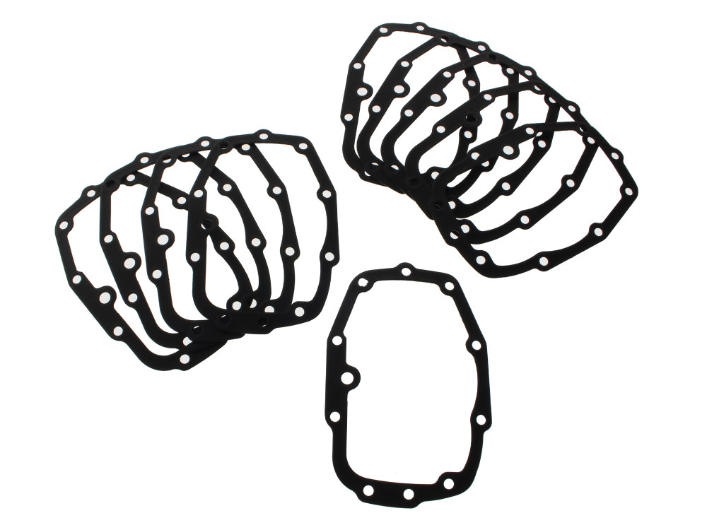 Transmission Bearing Cover Gasket - Pack of 10. Fits 5Spd Big Twin 1979-1998.
