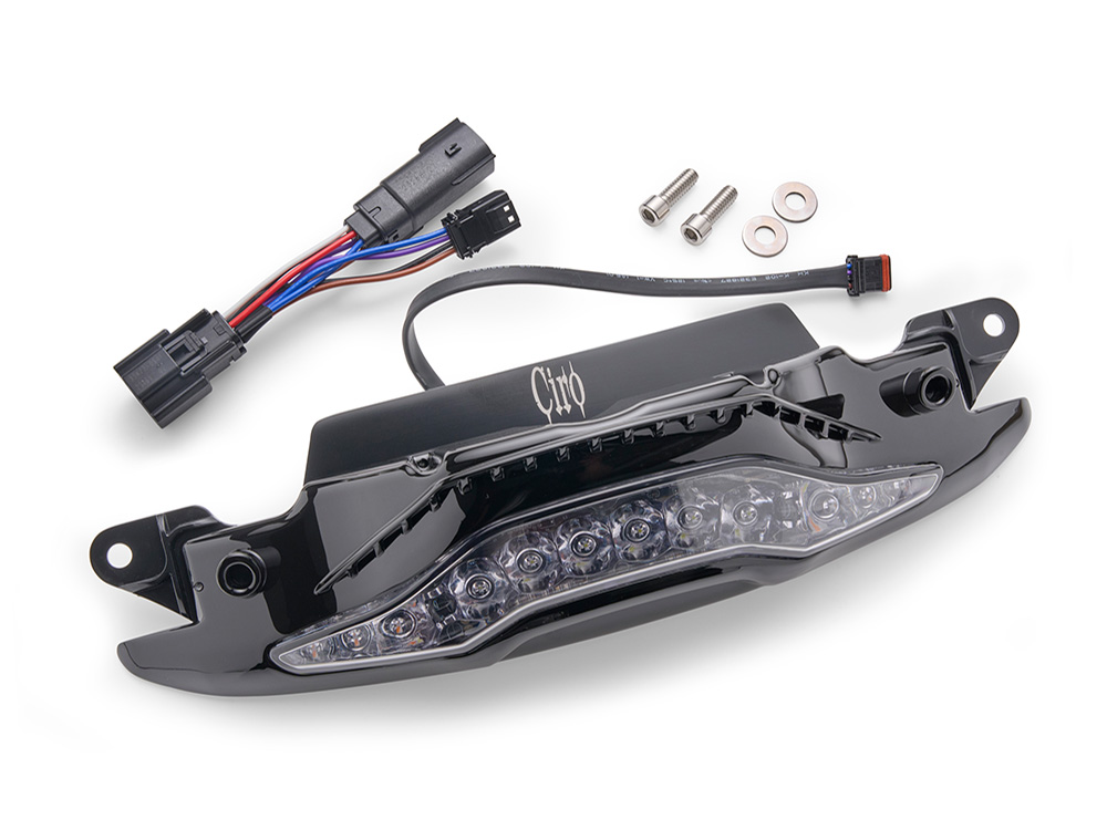 GOAT-E LED Driving Light Bar - Black. Fits CVO Road Glide 2023up & Road Glide 2024up