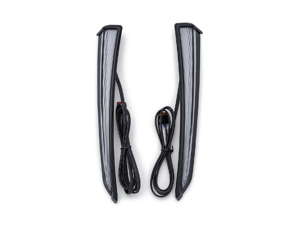 Fang Lower Fairing LED Lights - Black. Fits Touring 2014up with Lower Fairing