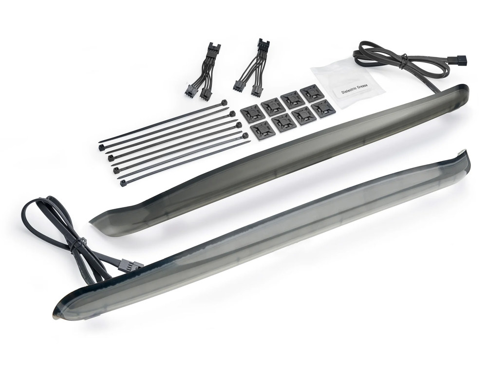 Machete Saddlebag LED Lights. Red Run, Brake & Turn with Smoke Lens. Fits Indian Touring 2019up with Hard Saddlebags