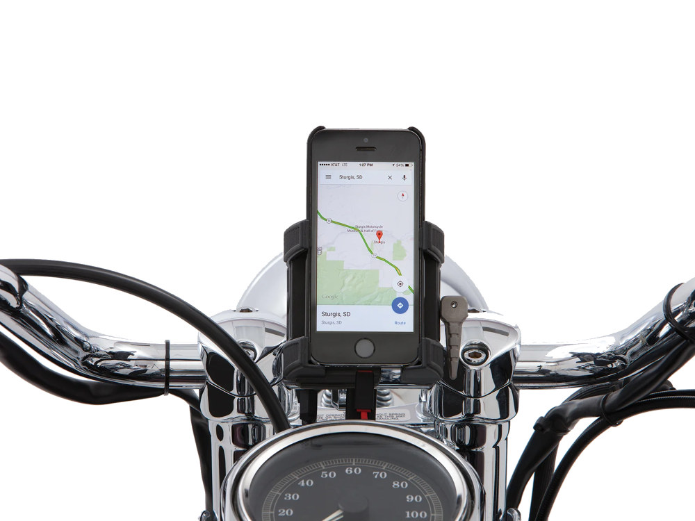 Standard Smartphone / GPS Holder – Chrome Clamp Suits 1-1/4in. Bars