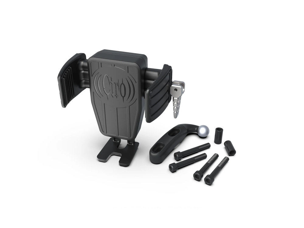 Cybercharger Wireless Smartphone Holder - Black Perch Mount