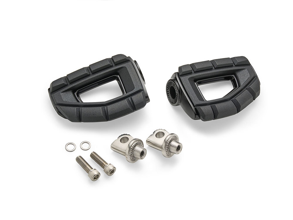 Chicane Footpegs with Male Mount - Black