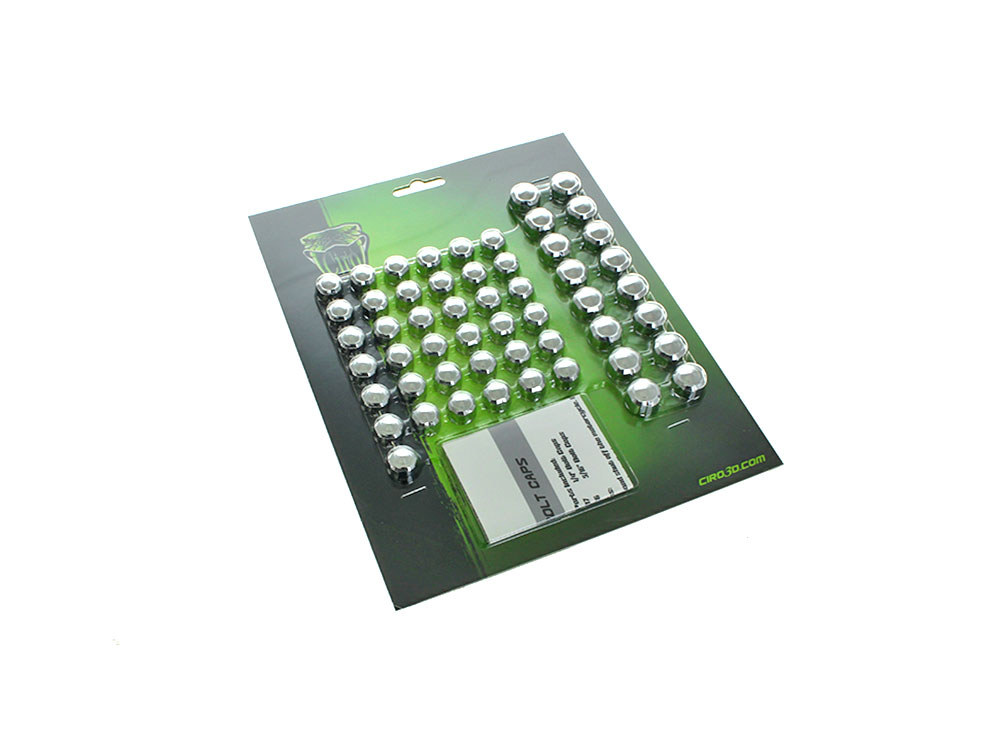 Engine, Transmission & Primary Bolt Cover Kit - Chrome Diamond Cut. Fits Milwaukee-Eight 2017up