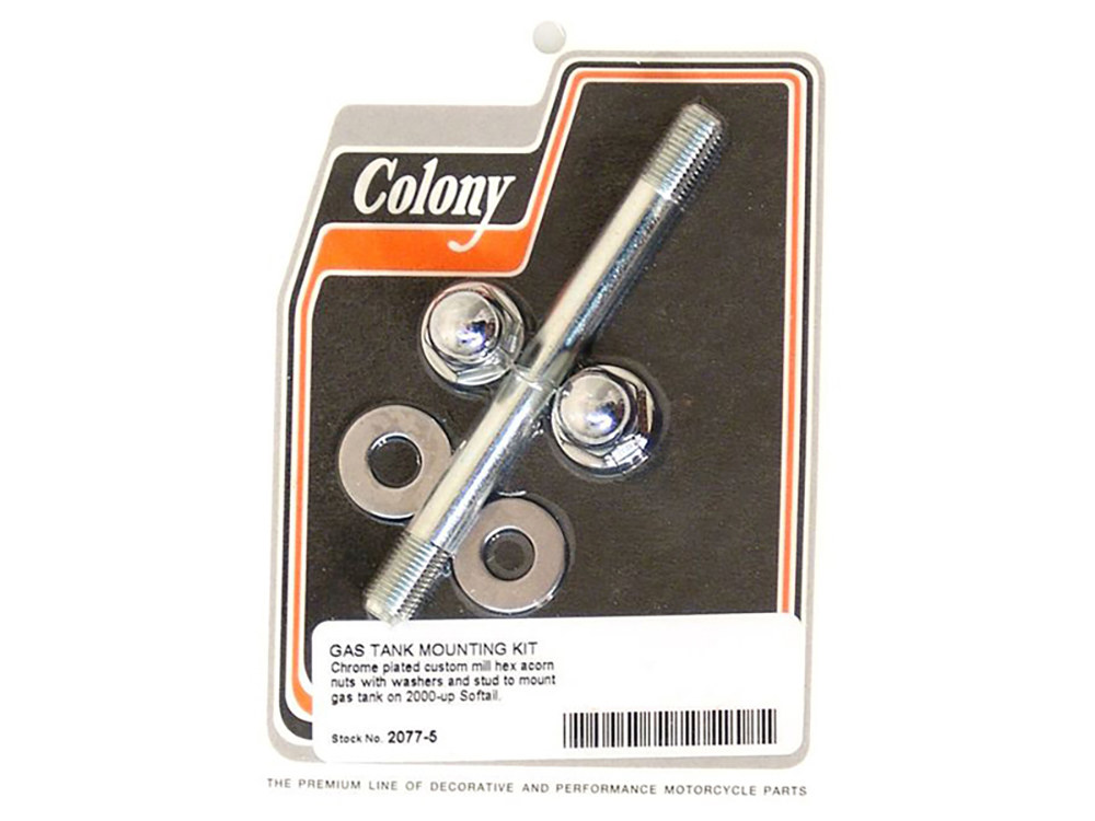 Fuel Tank Mount Kit - Chrome. Fits Softail 2000-2017.