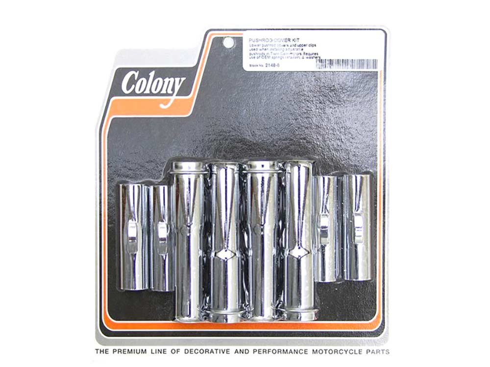 Colony Twin Cam Pushrod Cover Kit 2148-8 