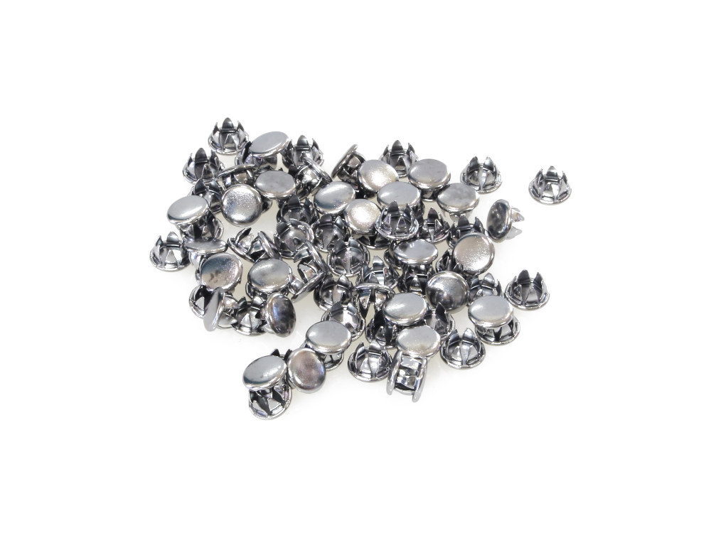 3/8in. (10mm) Hole Plugs - Chrome. Pack of 100.