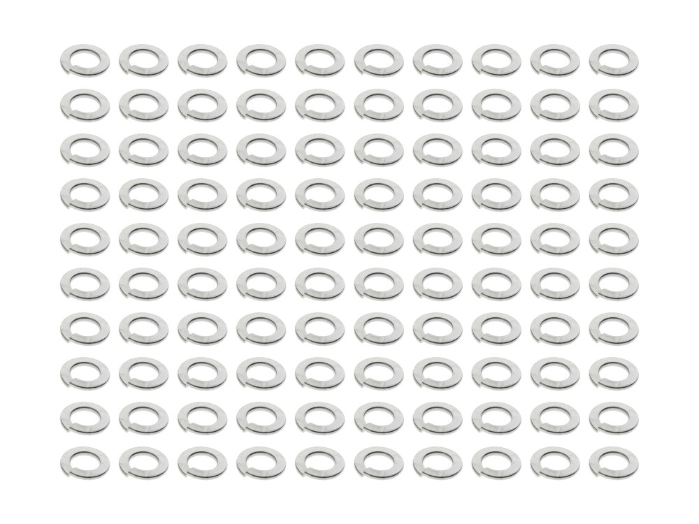 5/16in. Lock Washer - Chrome. Pack of 100.
