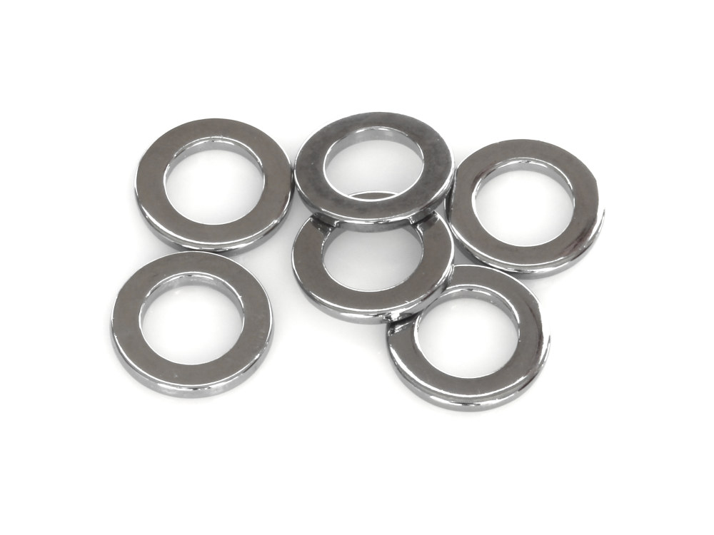 7/16in. Flat Washer – Chrome. Pack 6.