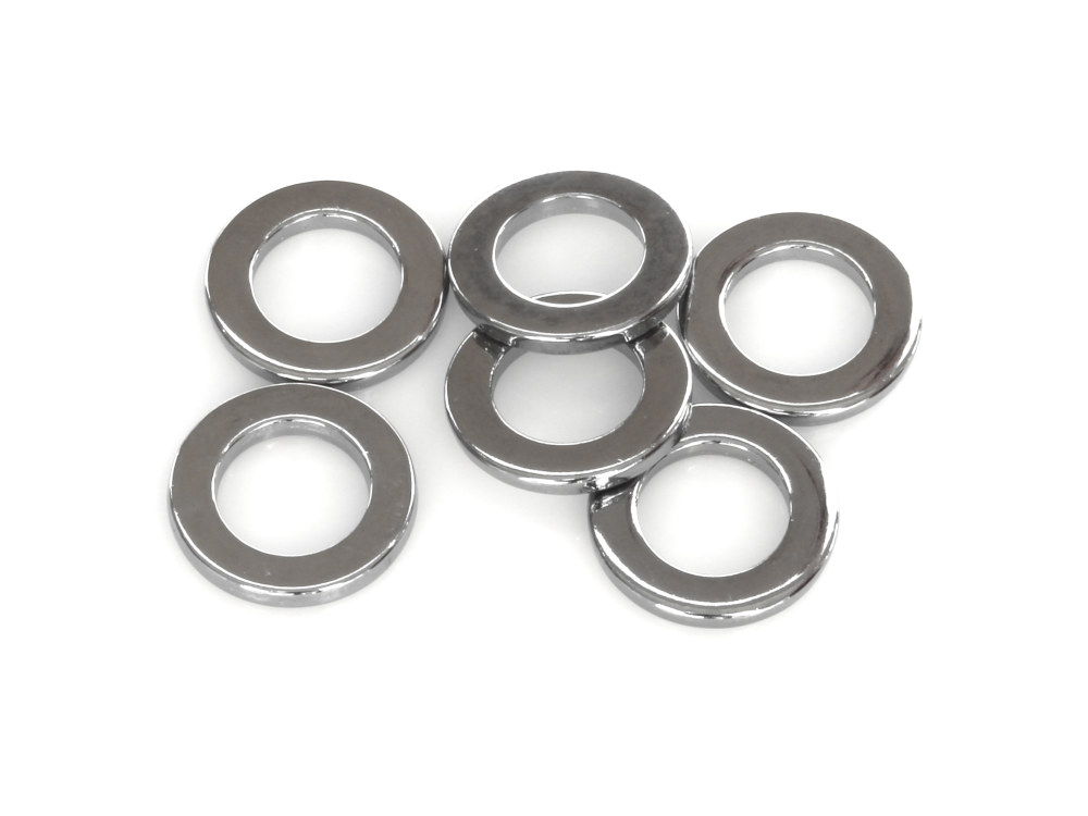 7/16in. Flat Washer - Chrome. Pack 6.