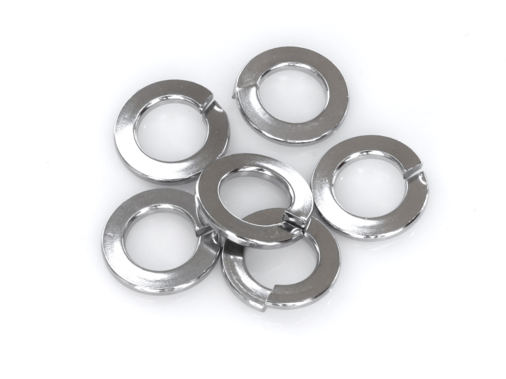 7/16in. Lock Washer – Chrome. Pack 6.