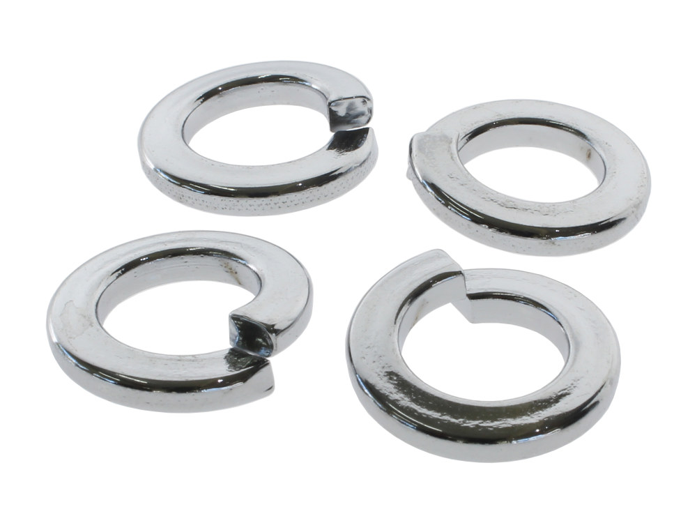 1/2in. Lock Washers – Chrome. Pack 5