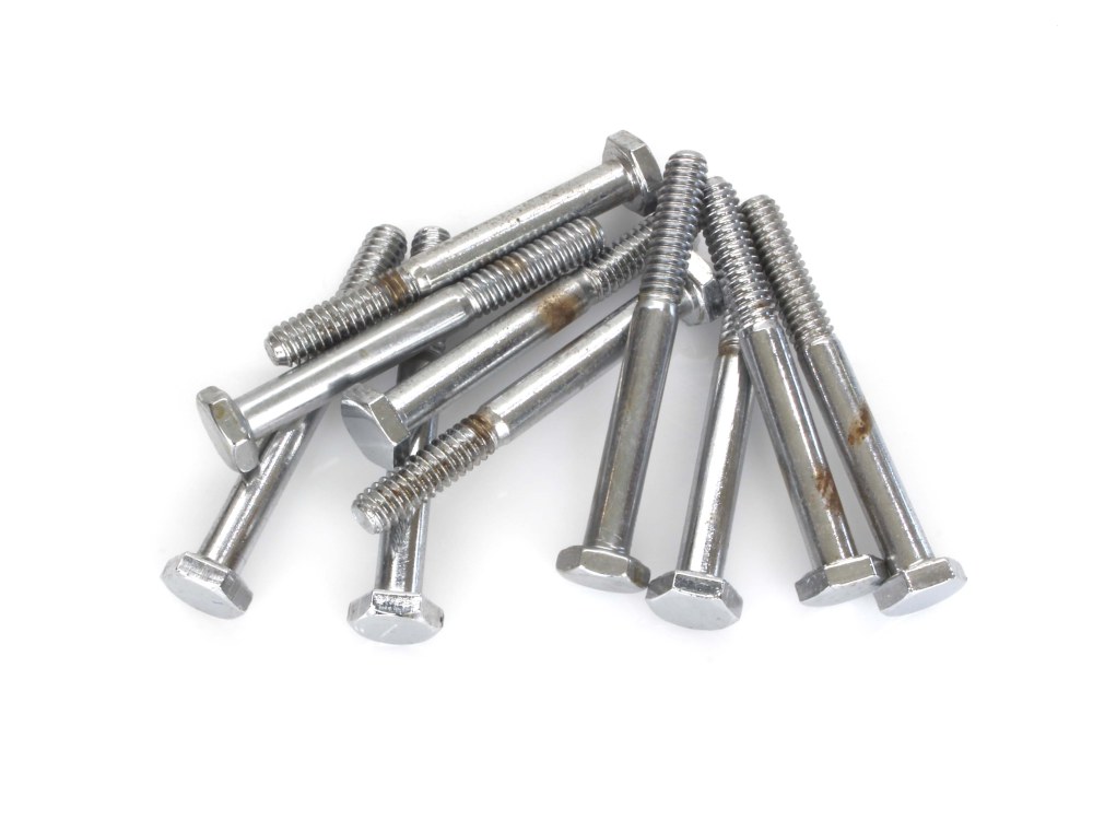 1/4-20 x 2-1/4in. UNC Hex Head Bolt – Chrome. Pack 10.