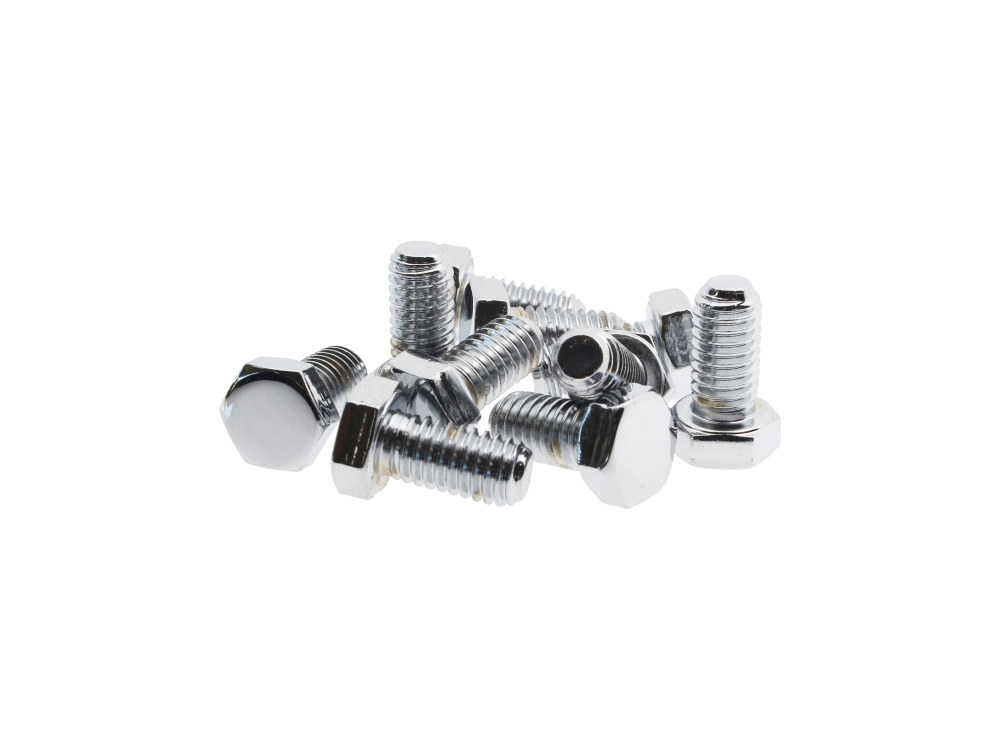 3/8-16 x 3/4in. UNC Hex Head Bolts – Chrome. Pack 10.