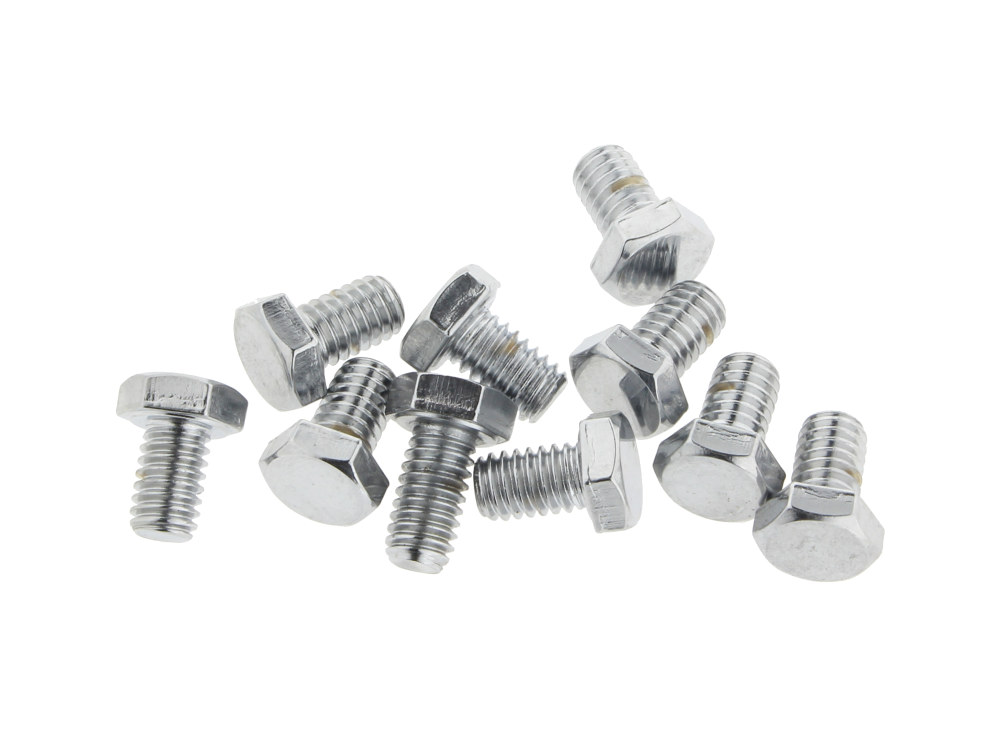 5/16-18 x 1/2in. UNC Hex Head Bolts – Chrome. Pack 10.