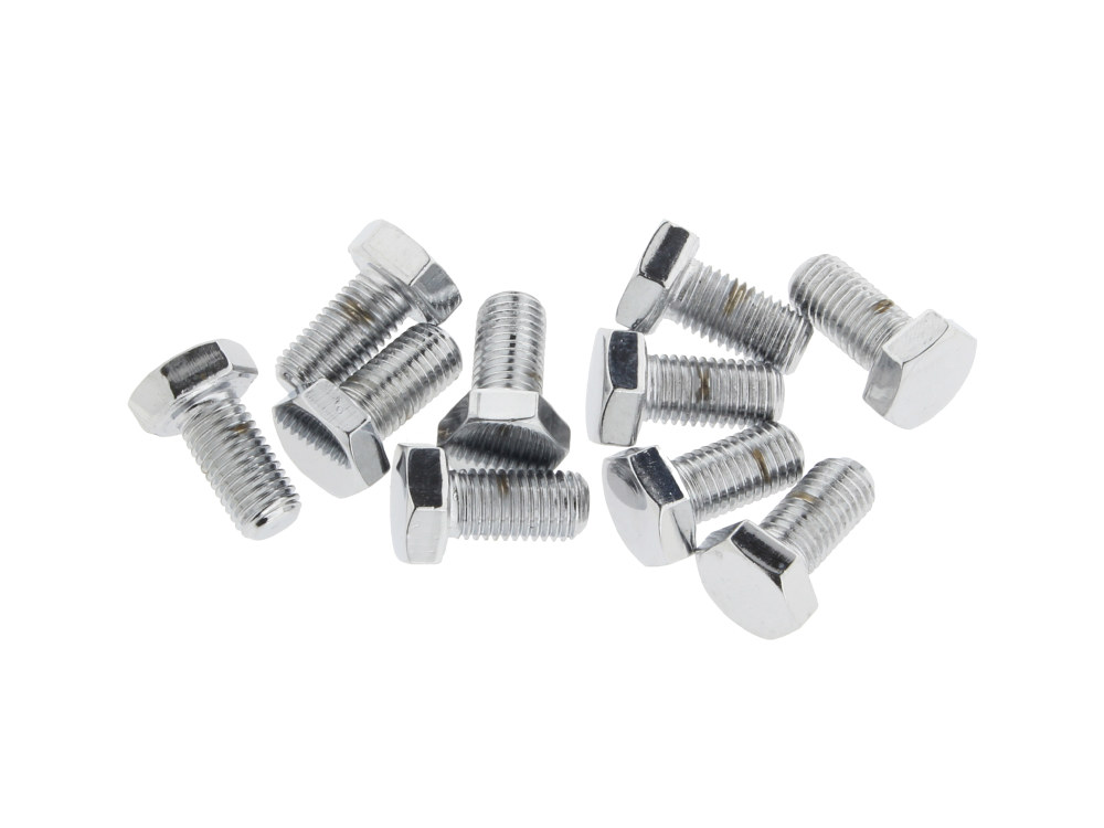 5/16-24 x 5/8in. UNF Hex Head Bolts - Chrome. Pack 10.