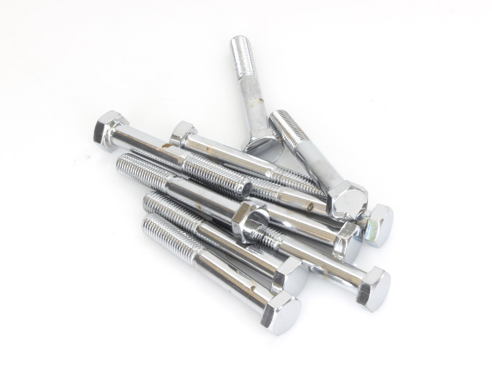 5/16-24 x 2-1/4in. UNF Hex Head Bolt - Chrome. Pack 10.