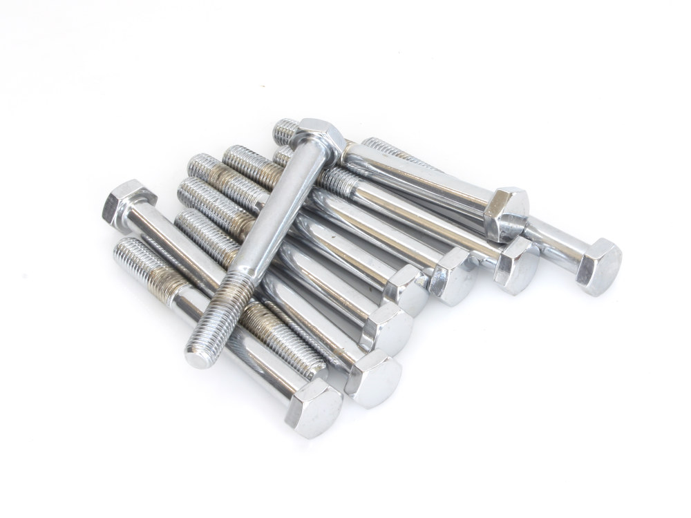 5/16-24 x 2-3/4in. UNF Hex Head Bolt - Chrome. Pack 10.