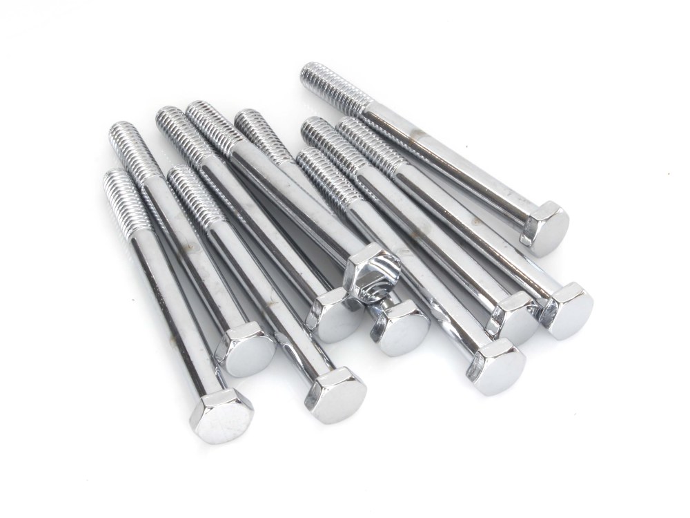 5/16-18 x 3-1/4in. UNC Hex Head Bolt – Chrome. Pack 10.