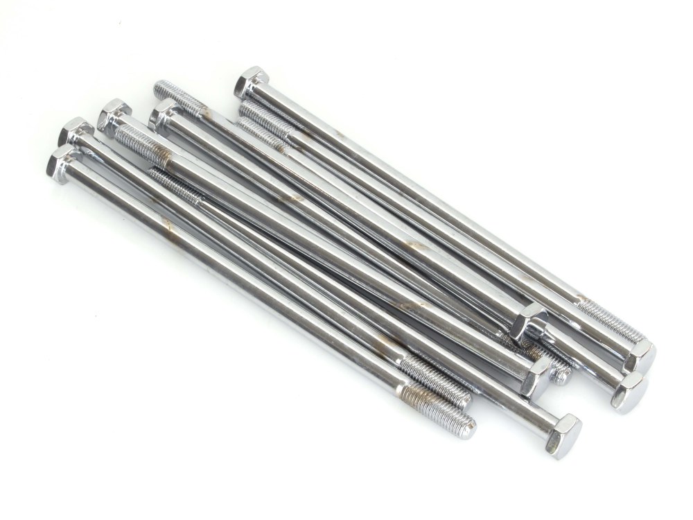 1/4-28 x 5-1/2in. UNF Hex Head Bolt - Chrome. Pack 10.