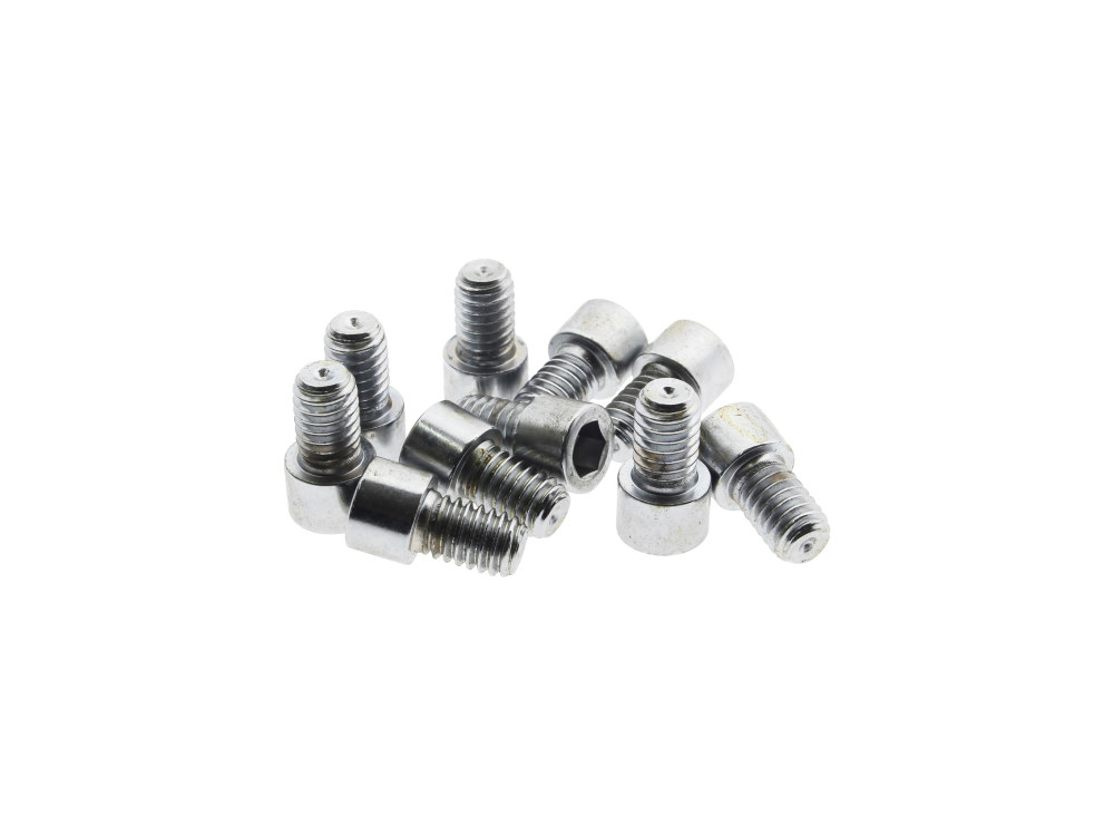 5/16-18 x 5/8in. UNC Polished Socket Head Allen Bolts – Chrome. Pack 10.