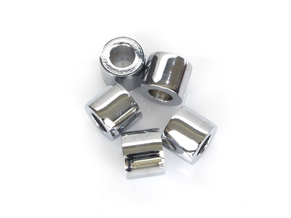 5/16in. ID x 1/2in. Wide Steel Spacers – Chrome. Pack 5.