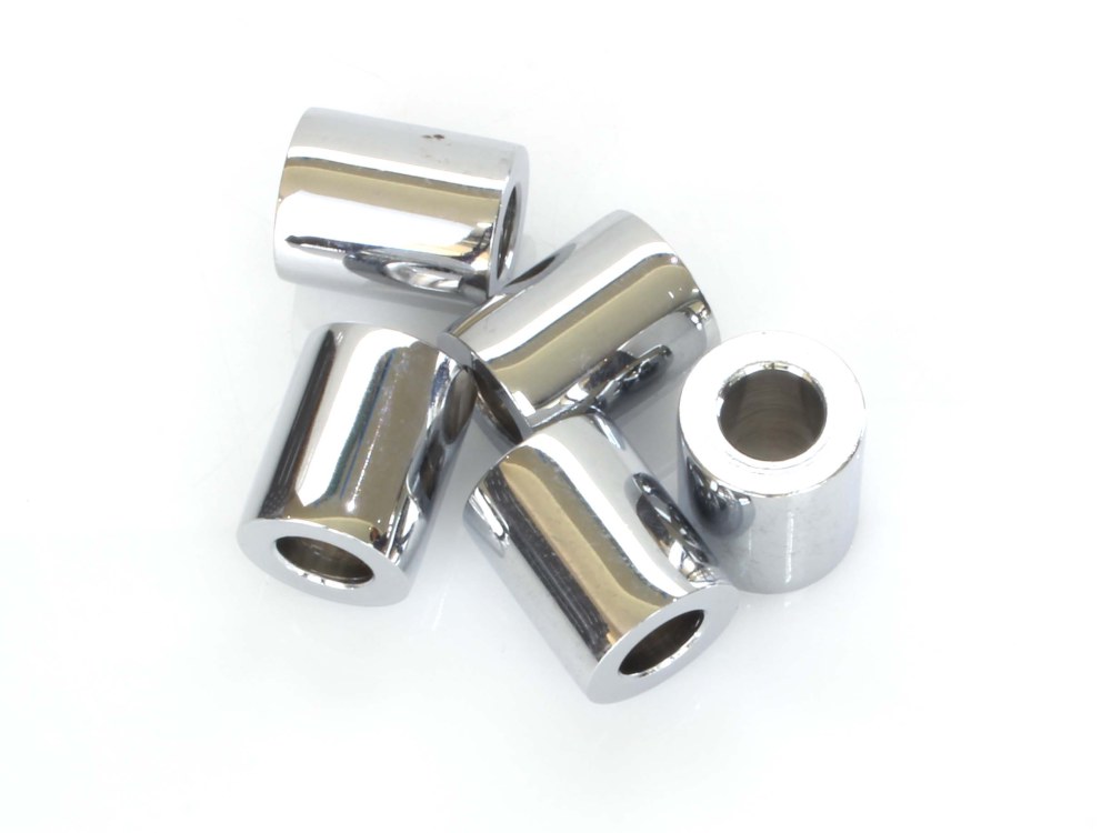 5/16in. ID x 3/4in. Wide Steel Spacers - Chrome. Pack 5.