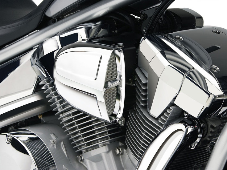 PowrFlo Air Intake System - Chrome. Fits Kawasaki Vulcan VN900 2006up.