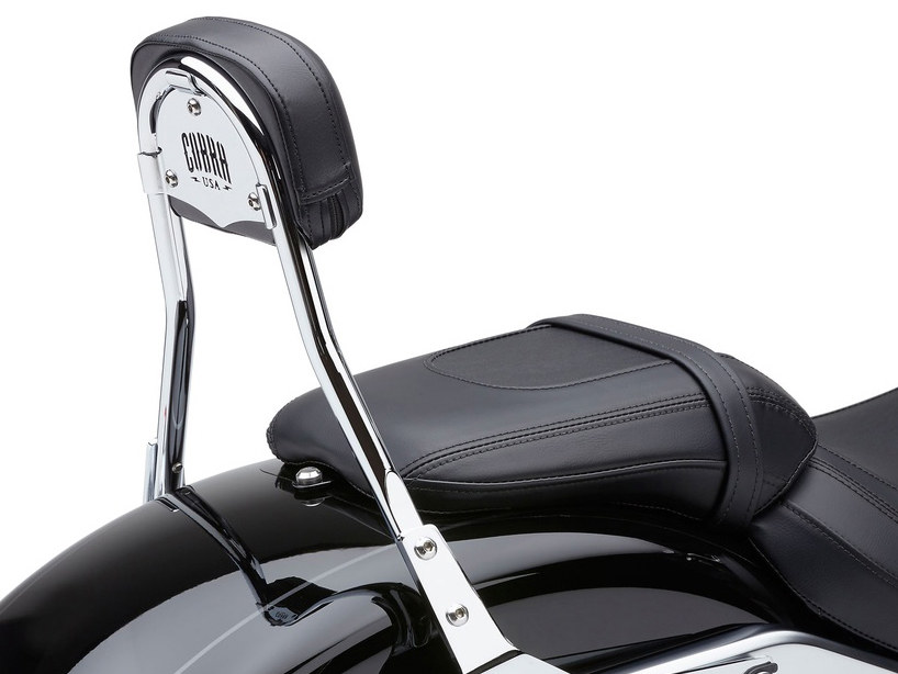 Short Quick Detachable Sissy Bar Kit - Chrome. Fits Fat Boy & Breakout 2018up.