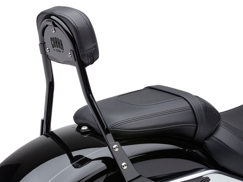 Short Quick Detachable Sissy Bar Kit - Black. Fits Fat Boy & Breakout 2018up.