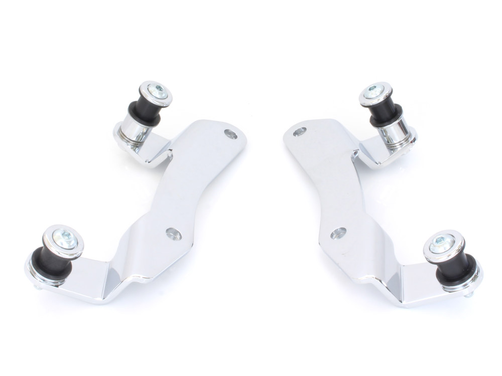 Quick Detachable Sissy Bar Mount Kit - Chrome. Fits Touring 2014up.