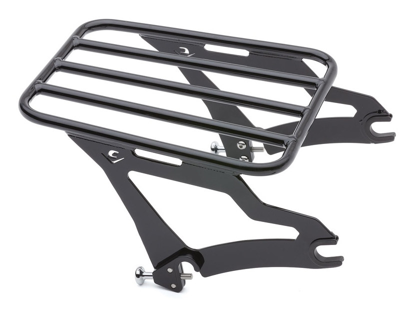 Quick Detachable Luggage Rack - Black. Fits Cobra Sissy Bar # COB- 602-2000B.