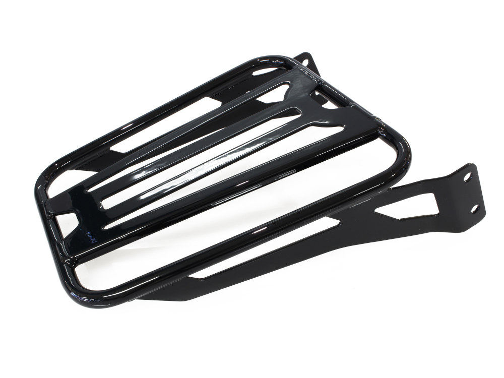 Quick Detachable Luggage Rack – Black. Fits Cobra Sissy Bars #’s COB-602-2001B, COB-602-2004B & COB-602-2005B.