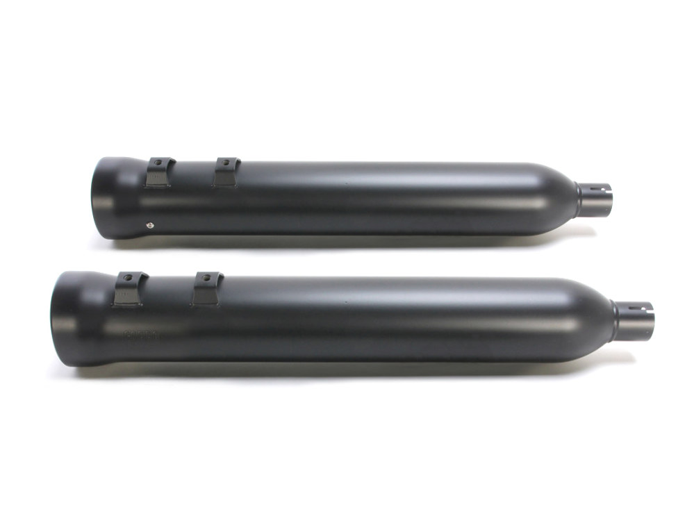 4in. Neighbor Hater Slip-On Mufflers - Black. Fits Touring 2017up.