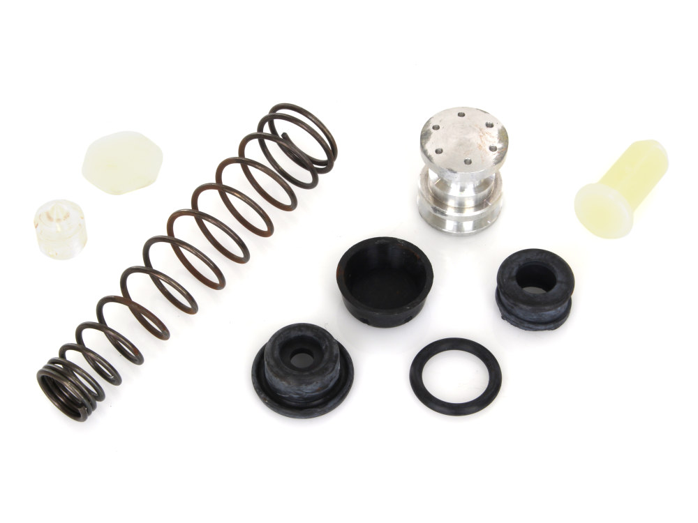 Front Master Cylinder Rebuild Kit. Fits Dual Disc FX, FXR, FL & Sportster 1982-1986.