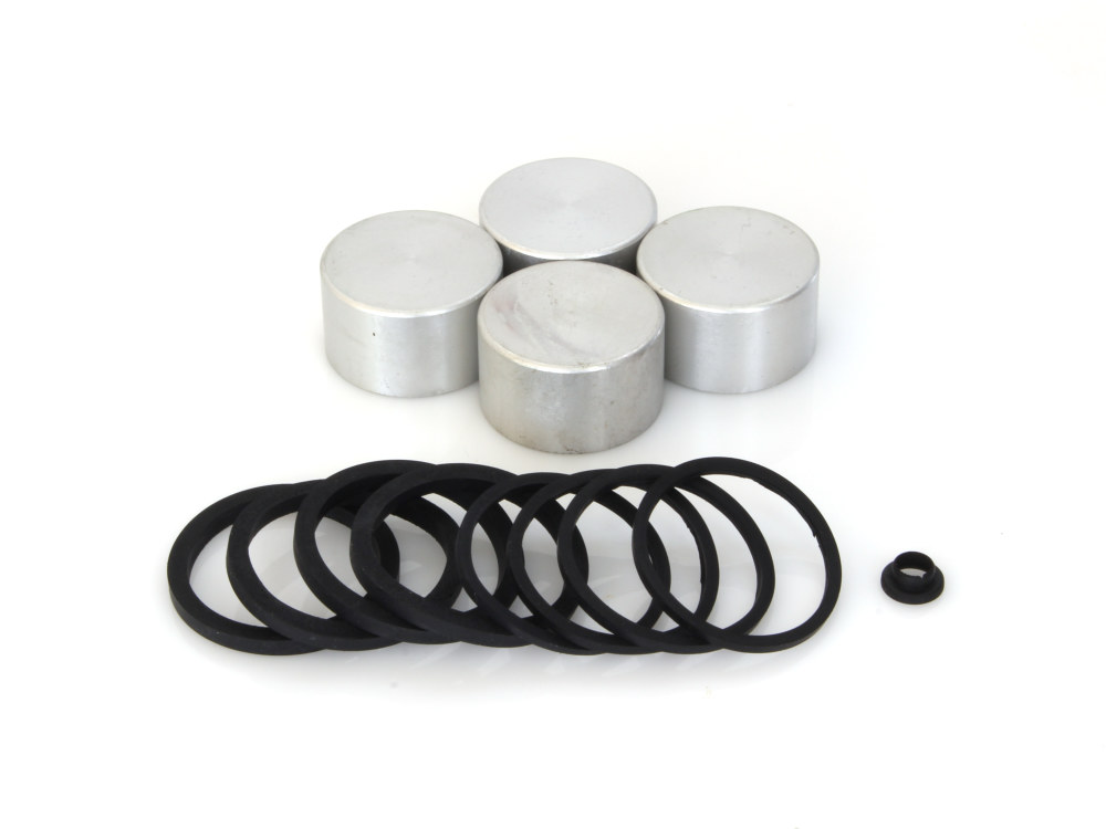 Front or Rear Caliper Rebuild Kit with Pistons & Seals - Brembo Caliper. Sold Per Caliper. Fits Touring 2008up & V-Rod 2006-2017