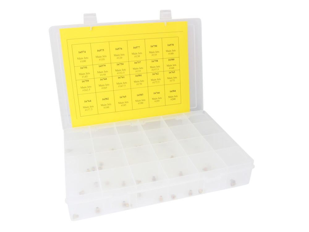 Mikuni Main Jet Assortment Jet Kit - 24 Sizes.