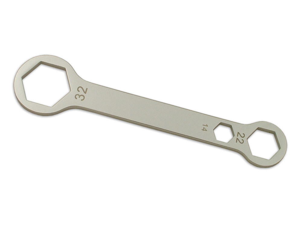 Combo Axle Wrench 14mm x 22mm x 32mm