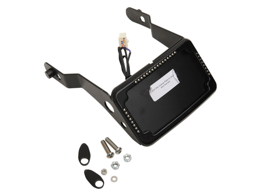 Tail Tidy Fender Eliminator Kit - Black with Run, Turn, Brake and Number Plate Lights. Fits Dyna Street Bob 2013-2017 and Dyna Low Rider 'S' 2016-2017.