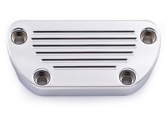 Speedo Bracket - Chrome. Fits OEM Style Straight Risers using Dakota MCL, MCV or MLX Series Gauges.